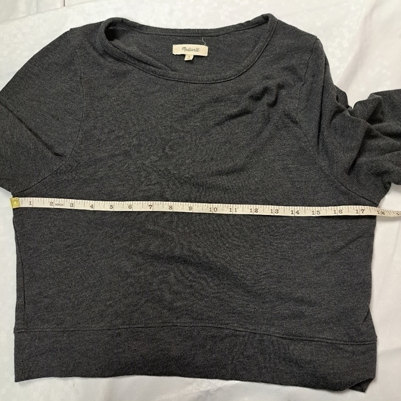 MADEWELL Highpoint Long Sleeve T-shirt Dark Gray - Picture 8 of 10